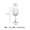 Copa de vino alta con forma de huevo de lujo, copa de vino tinto de cristal, copa de vino Borgoña transfronteriza, venta al por mayor con impresión de logotipo