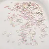 Diamante con Forma de Color AB Venta Caliente Transfronteriza Broca para Uñas de Fondo Plano Diamante Ojo de Caballo Flash Gota de Agua Diamante Mixto Joyería para Uñas