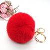 Llavero de bola de pelo directo de fábrica ropa decoración de bola de felpa colgante de bolsa accesorios para coche accesorios DIY