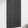 Painel de Furos de Madeira Maciça Prateleira de Parede Estante de Parede de Madeira Divisória Prateleira de Armazenamento Painel de Suspensão Prateleira de Parede