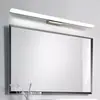 Luz frontal LED para espejo, simple y moderna, espejo de maquillaje impermeable y antivaho de acero inoxidable, luz frontal para espejo de baño