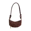 Bolsa Retro Escarchada para Mujer 2024 Nueva Moda Casual Bolso de Hombro Estilo Coreano Bolso Cruzado Personalizado Bolso Croissant