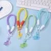 Correa de teléfono con doble hebilla, llavero de estrella, colgante pequeño, correa de muñeca anti-pérdida DIY, accesorio de bolso moderno y versátil al por mayor