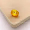 Anillo Abierto Corazón Sutra Patrón Nube, Baño de Oro Estilo Étnico Vintage Anillo Corazón Sutra para Mujer Venta al por Mayor