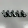 Banqueta Baixa de Chão Silenciosa com Rodinhas Giratórias, Banqueta Baixa Móvel Rotativa com Rodas, Banqueta Pequena para Trabalho de Beleza, Cuidar de Crianças, Tarefas Domésticas, Pedicure e Lazer