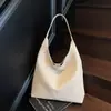 Bolso tote tejido estilo vintage transfronterizo, gran capacidad, cuero suave, bolso de hombro casual y de moda para mujer, adecuado para ir al trabajo