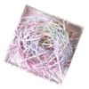 Fábrica al por mayor de rafia arcoíris de colores caja de regalo de papel relleno de caja de dulces papel triturado una gran cantidad de papel triturado en stock