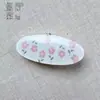 Presilha de Cabelo com Laço de Bolinhas, Presilha Lateral, Estilo Doce para Meninas, Presilha para Franja, Grampo de Cabelo, Presilha Bico de Pato, Piranha, Acessório de Cabelo