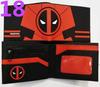 Cartera Corta de Deadpool Mercancía de Marvel Superhéroe de los Vengadores Billetera de Monedas de PU