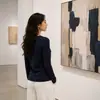 Suministro Directo desde la Fuente: Tops de Punto para Mujer Tallas Grandes de Otoño, Corte Ajustado, Suaves, Cuello Redondo, Ropa Interior, Etiqueta de Fábrica, Personalización de Pedidos Pequeños