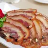 Carne de cabeça de porco cozida selecionada, lanche pronto para comer embalado a vácuo, carne de cabeça de porco cinco especiarias