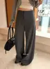 Thirteen LinesKAPOKModa outono novo estilo estilo old money casual elegante fluido reto calça casual 63002