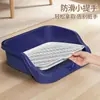 Inodoro para perros de tamaño pequeño y mediano, bandeja de orina de punto fijo, caja de arena anti-derrames, almohadilla de orina, bandeja especial, accesorios para mascotas