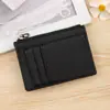 Portatarjetas Nuevo Punto Transfronterizo Estilo Japonés Billetera Pequeña Simple Ranura para Múltiples Tarjetas Bolsa para Identificación Bolsa para Monedas con Cremallera Bolsa de Almacenamiento