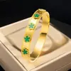 Pulsera de Acero de Titanio para Mujer, Pulsera de Pareja de Circonita de Alta Gama, Anillo Sencillo de Lujo Ligero con Incrustación de Diamante, Nueva Pulsera Versátil