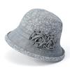 Sombrero de mujer de mediana edad y anciana, sombrero fino de abuela, sombrero de tela, sombrero de pescador, sombrero para el sol de primavera y otoño para mujer, sombrero de lavabo