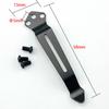 Herramienta Piezas DIY portaherramientas plegable clip trasero de acero inoxidable clip de bolsillo clip para herramientas accesorios herramienta para hacer clip