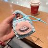 Hecho a mano diy lana tejida bolsa para audífonos Bluetooth cubierta protectora universal caricatura cosas feas boca grande monedero venta al por mayor