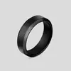 Anillo de acero inoxidable Arena Perla Esmerilada Anillo de pareja de moda simple de acero de titanio Moda europea y americana Anillo para el dedo índice de hombre