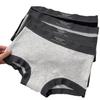 [Bóxer Pequeño Gris] Ropa Interior de Algodón Puro 10A para Mujer, Algodón Puro, Entrepierna Extendida y Ensanchada, Cobertura Completa de Cadera, Bóxer Briefs Sin Costuras