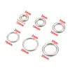 Bucle Único Cerrado Sin Costura de Acero Inoxidable 304 Anillo Conector Resistente al Desgaste de Color Pulsera Collar Accesorios para Joyería DIY Materiales
