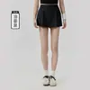 Falda de tenis transpirable para mujer de primavera y verano, falda pantalón deportiva dos en uno anti-exposición para correr, entrenamiento al aire libre y shorts de fitness