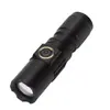 Linterna Zoom Telescópico Láser Blanco Portátil Linterna de Larga Duración Brillante Recargable para Exteriores Linterna de Luz Fuerte