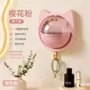 Linda caja de almacenamiento de gato para colgar en la pared para baño del hogar, estante a prueba de polvo con ganchos, caja de almacenamiento creativa con alto valor estético
