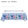 Venda quente de fábrica toalha de mesa decorativa para festa de aniversário infantil toalha de mesa retangular descartável com estampa de desenho animado toalha de mesa para banquete