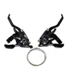 Conjunto completo de trocadores de marcha para bicicletas de estrada e mountain bikes, manetes de câmbio dianteiro e traseiro, acessórios para câmbio, controlador de velocidade
