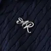 Elegante y con Estilo Cárdigan de Punto Falso de Dos Piezas con Solapa y Manga Larga para Mujer 2026 Otoño Nuevo Casual Moda Versátil