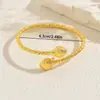 Pulseiras Europeias e Americanas Transfronteiriças para Mulheres, Design Metálico Geométrico Acessível de Luxo 18K, Pulseiras de Alta Qualidade, Pulseiras Versáteis Atacado