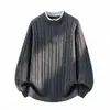 Suéter Masculino 26 Transfronteiriço Inverno Novo Suéter Casual Masculino Gola Redonda Moda Malha Trançada Camisa Básica Masculina
