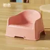 Banqueta Infantil Cadeirinha de Bebê Banqueta Baixa Doméstica de Plástico Banco Empilhável com Encosto Banqueta para Sala de Estar Sofá Banqueta para Trocar Sapatos