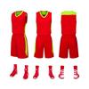 Venta directa de fábrica por lotes traje de baloncesto para hombre verano impresión DIY transpirable club de escuela primaria y secundaria chaleco deportivo de entrenamiento