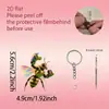Llavero de Serie de Girasol y Abeja Lindo y Divertido de Amazon Transfronterizo Colgante de Mochila de Margarita Acrílica 2D