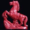 Atacado ornamentos de cerâmica cavalo Tang sancai pequeno cavalo vermelho decoração para casa artesanato cavalo para o sucesso Dragão Verde cavalo cerâmica crua