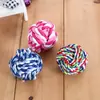 Bola de Brinquedo para Pet, Resistente à Mordida de Cachorro, Limpeza Dental, Corda de Algodão Forte, Brinquedo de Bola de Corda com Múltiplas Especificações, Fornecimento do Fabricante