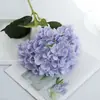 Flor Artificial de Hortensia Grande de Tela de Seda de 60 cm con 156 Piezas de Flores para Decoración del Hogar y del Hotel, Arreglos Florales, Decoraciones de Boda, Flores Artificiales
