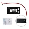 6133A LCD Batería de Plomo-ácido Litio Pantalla Digital de Dos Cables Pantalla de Nivel de Batería Voltímetro CC8-100V Medidor Digital de Batería