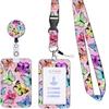 Estampado de leopardo rosa girasol botón de fácil extracción mariposa de dibujos animados aguacate aguacate con estampado cordón para teléfono móvil juego de tarjetas