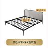 Cama de Metal Estilo Nórdico Lujo Ligero Cama Doble para Dormitorio Principal Cama Individual con Estructura de Hierro Cama de Hierro Forjado Moderna y Sencilla Popular en Internet