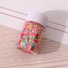 Cola creme artificial material para artesanato 15g em frasco partículas de cerâmica macia decorativas cor de seda de chocolate bugigangas