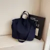 Bolso Cruzado de Color Sólido Simple de Gran Capacidad 2026 Nueva Moda Bolso de Mano para el Trabajo Estudiante Bolso de Hombro Trendy de Color Sólido