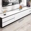 Combinação de Gabinete de TV e Mesa de Centro em Ardósia, Gabinete de TV Estilo Novo, Gabinete Combinado para Sala de Estar, Gabinete de TV Pequeno para Apartamento em Madeira Maciça de Luxo Leve