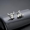 Aretes del Zodiaco Doce para Hombres, Aretes de Diseño Original Personalizado de Moda y Tendencia para Mujeres, Joyería para Orejas Versátil Simple y de Gama Alta