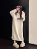 Pijama Doce Feminino Gato Cool Meio Veludo para Mulheres Outono e Inverno Quente Tamanho Grande Calça de Manga Comprida Roupa de Casa Conjunto de Duas Peças