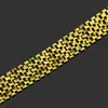 2019 Novo Pulseira Masculina Hip Hop Europeu e Americano Dourada Vazada Pulseira de Personalidade Tendência Pulseira Cool Suprimento