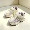 Tênis 'dad shoes' de malha dupla tamanho 28-37, tênis esportivos impermeáveis para primavera e outono, tênis casuais infantis, tênis de corrida para bebês e crianças pequenas