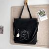 Bolso de lona estilo Mori para mujer, bolso de hombro estilo japonés, mochila cruzada de gran capacidad para clase.